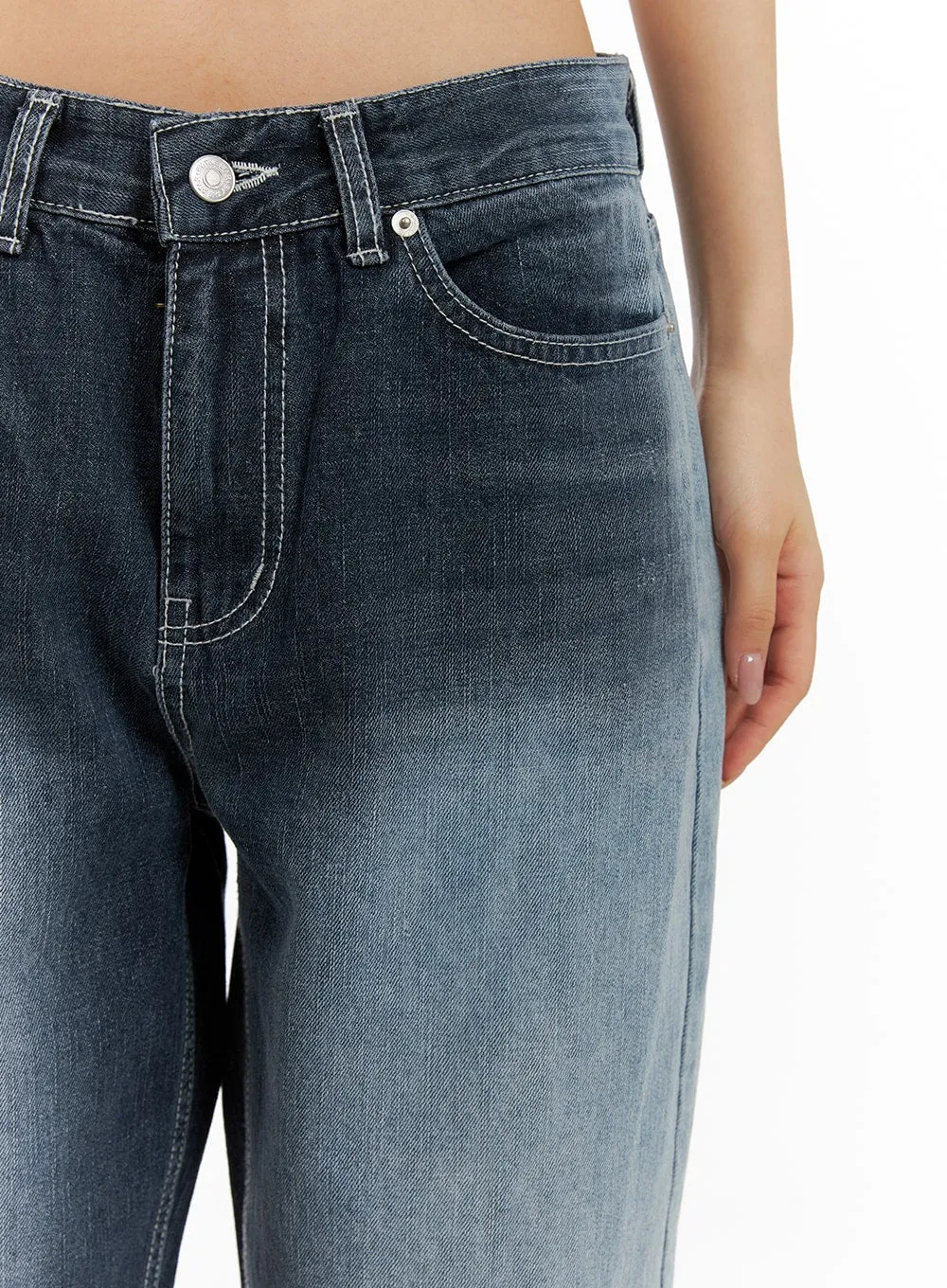 Recycled Wide Baggy Jeans (Unisex) CM425