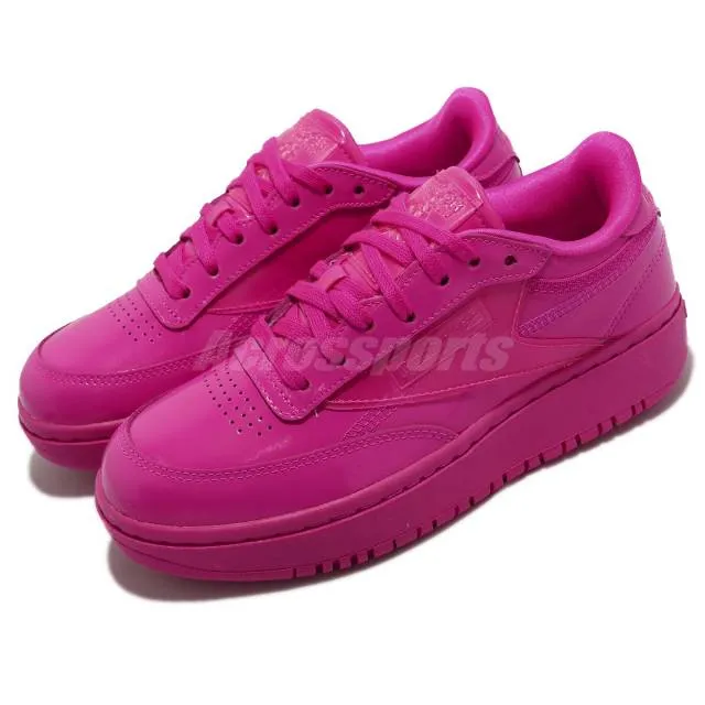 Reebok club c double cardi b dynamic pink women casual lifestyle shoes h02566