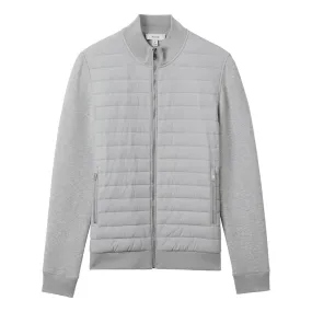 REISS Freddie Quilted Coat - Grey