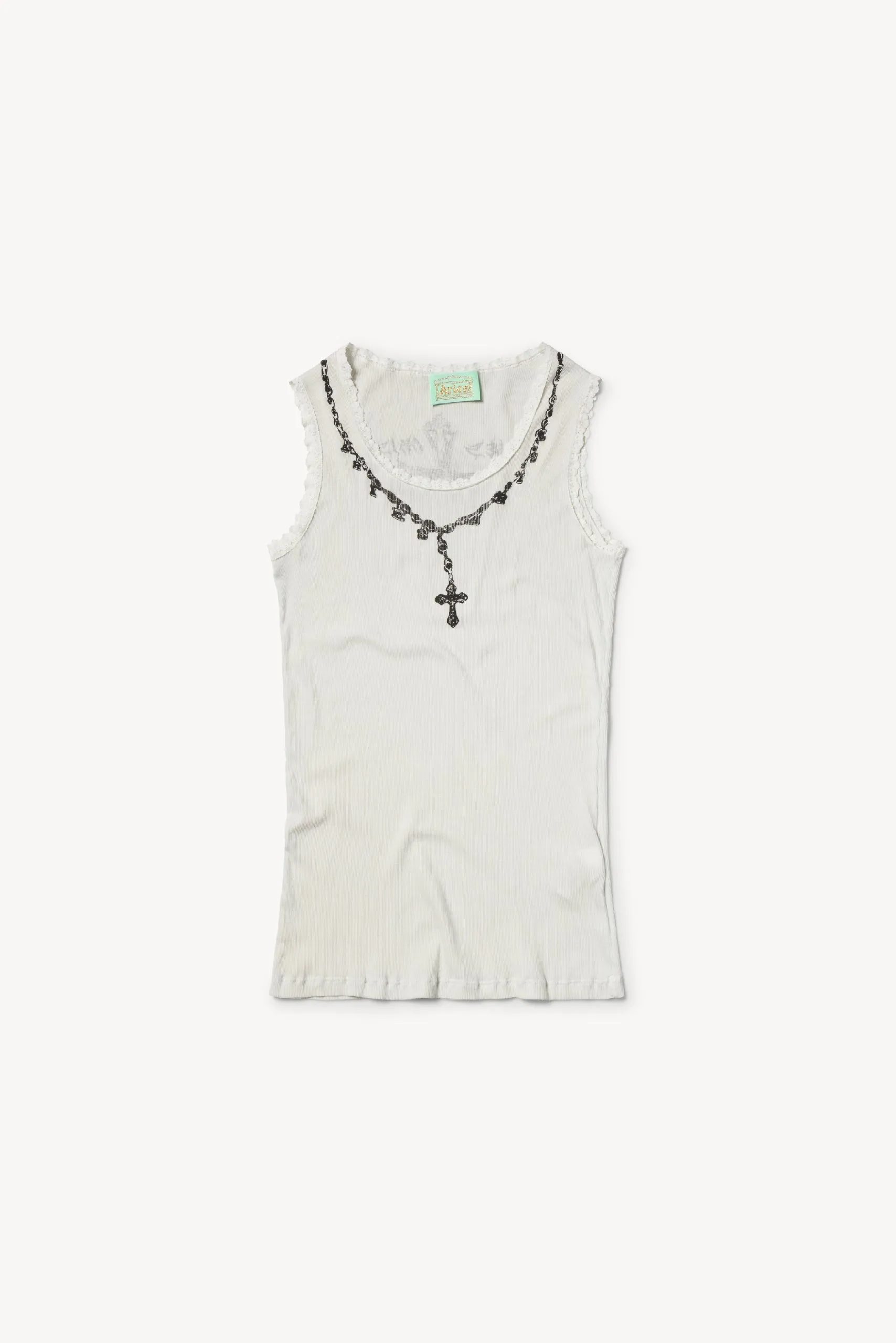 Rosaries Lace Trim Vest