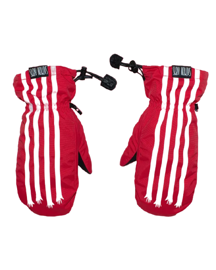 Salmon Arms Classic Mitt - Stripes / Red - 2023