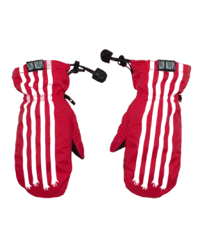 Salmon Arms Classic Mitt - Stripes / Red - 2023