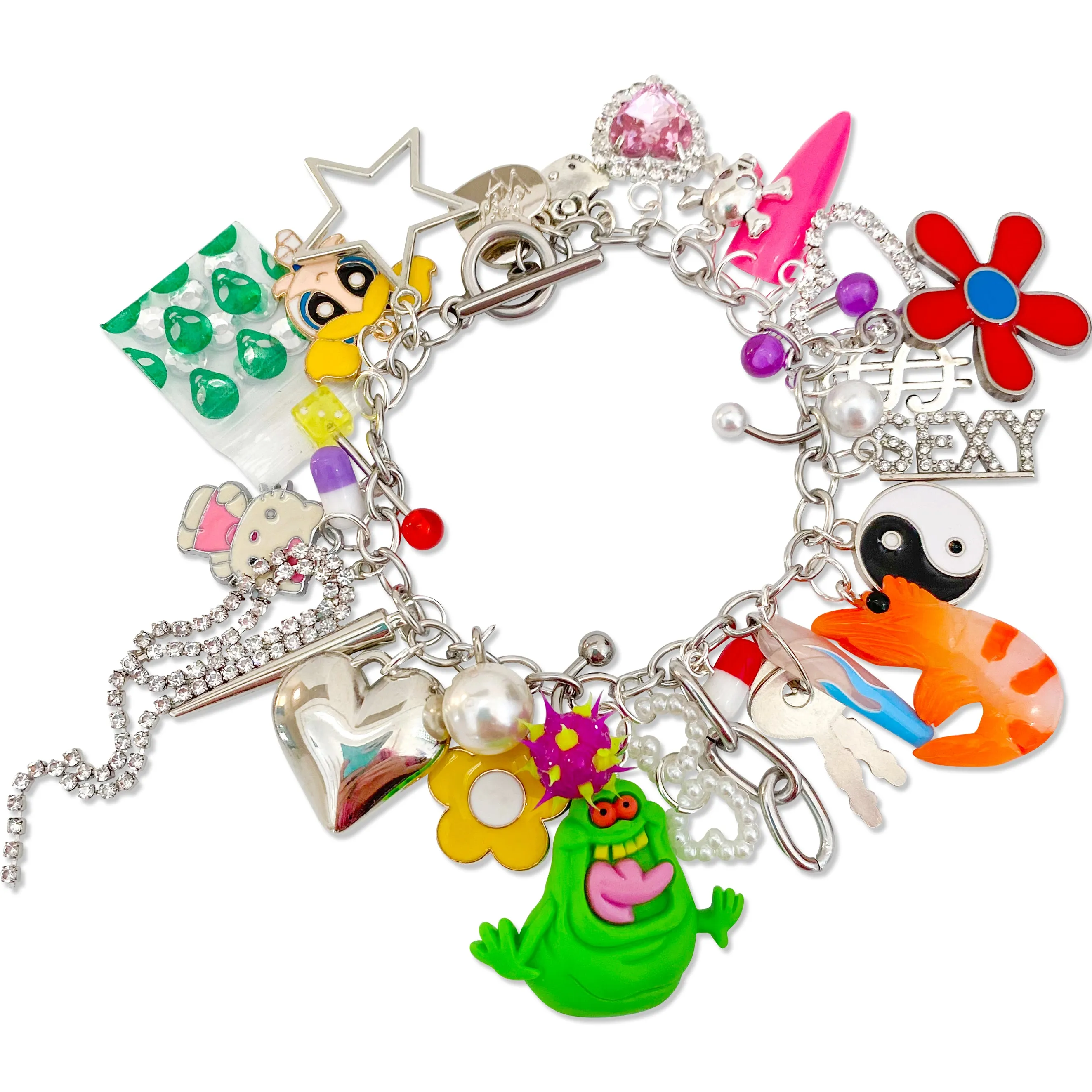 Slimer Charm Bracelet