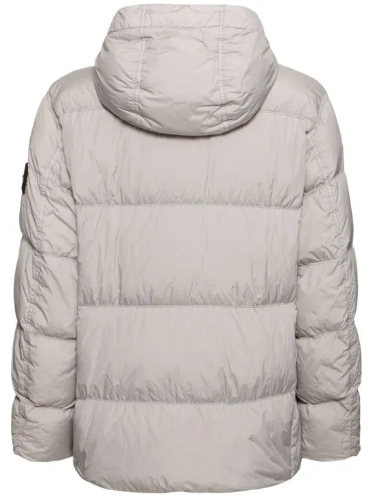 Stone Island   Hooded down jacket 