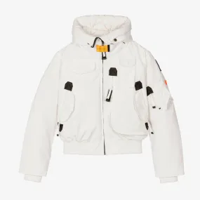 Teen Girls Ivory Down Jacket