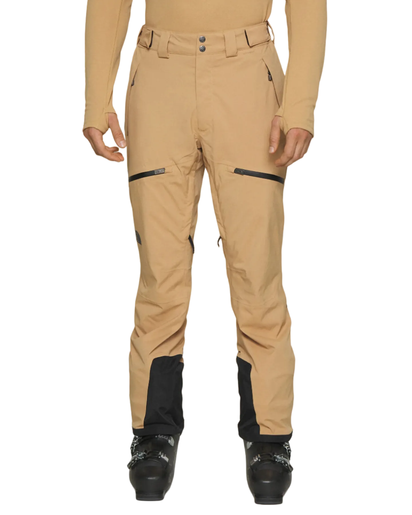 The North Face Men's Chakal Snow Pants - Almond Butter / Tnf Black