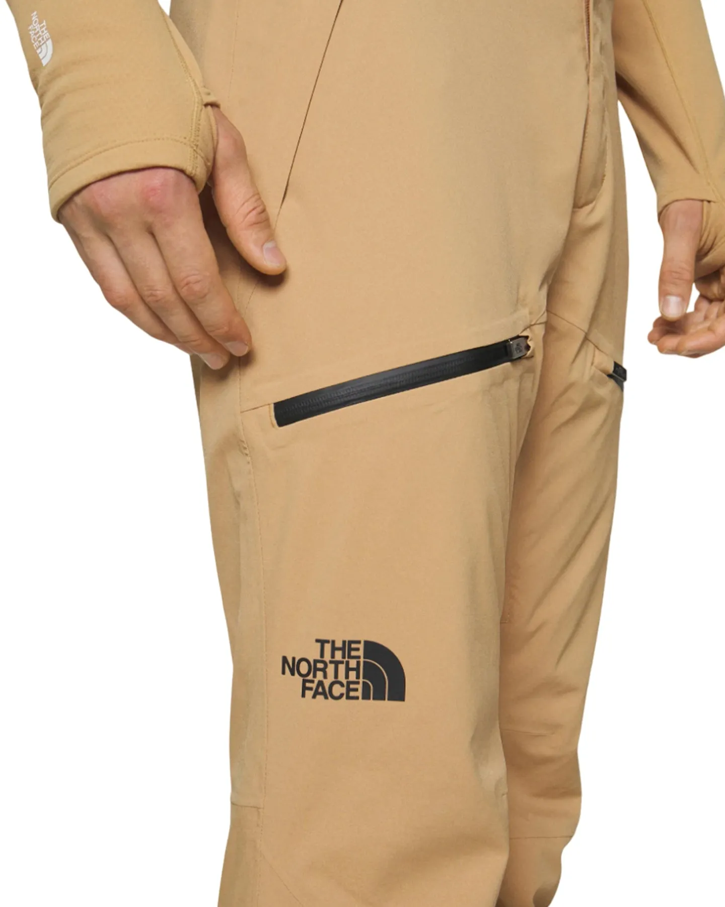 The North Face Men's Chakal Snow Pants - Almond Butter / Tnf Black