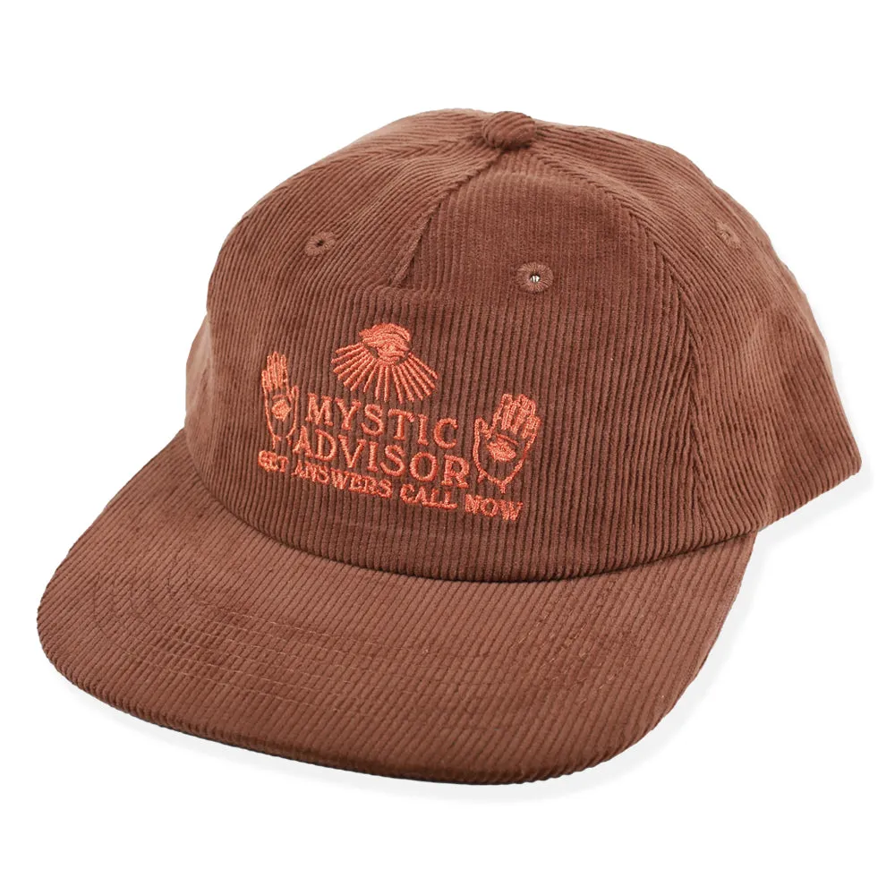 Theories Mystic Advisor Strapback Hat Corduroy Brown