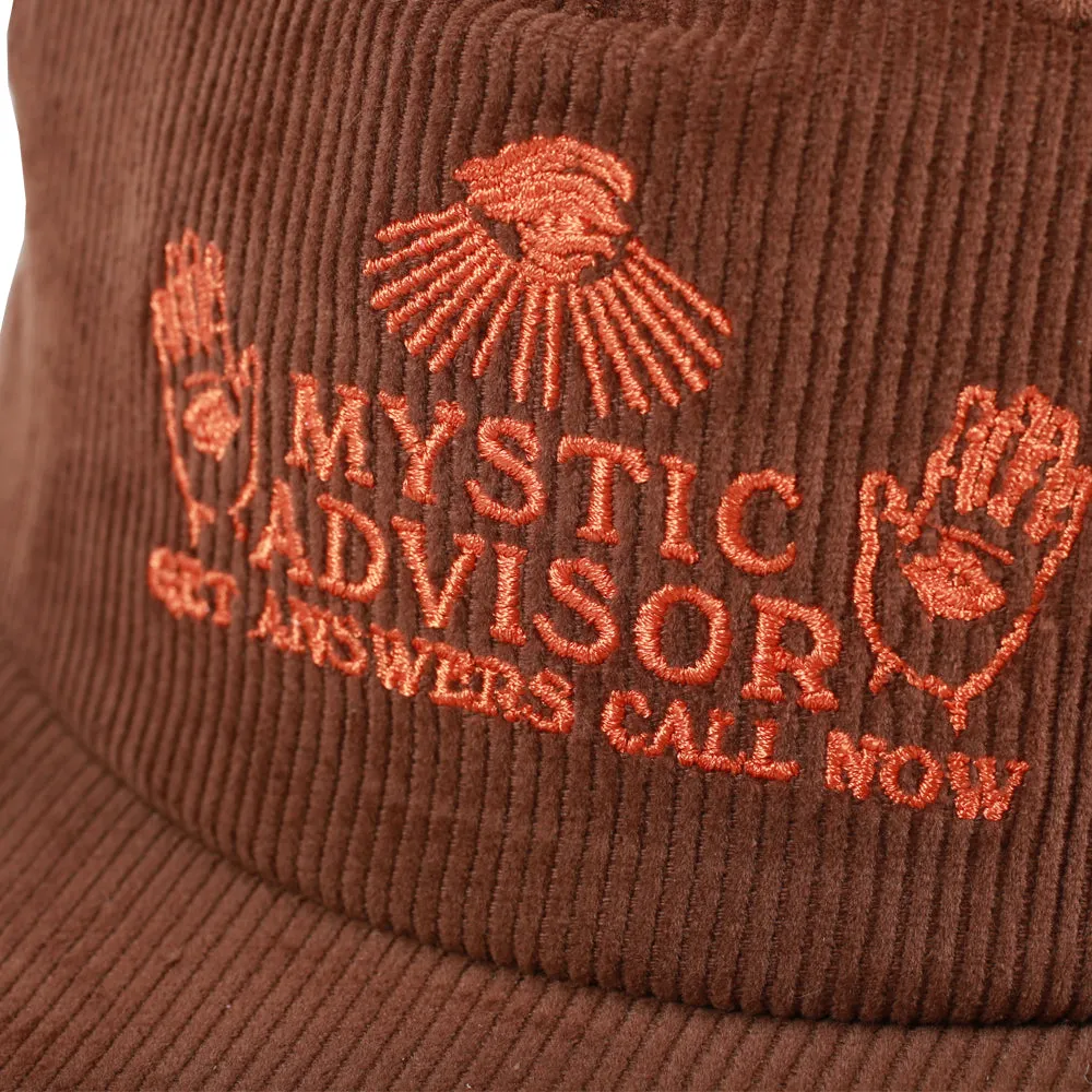 Theories Mystic Advisor Strapback Hat Corduroy Brown