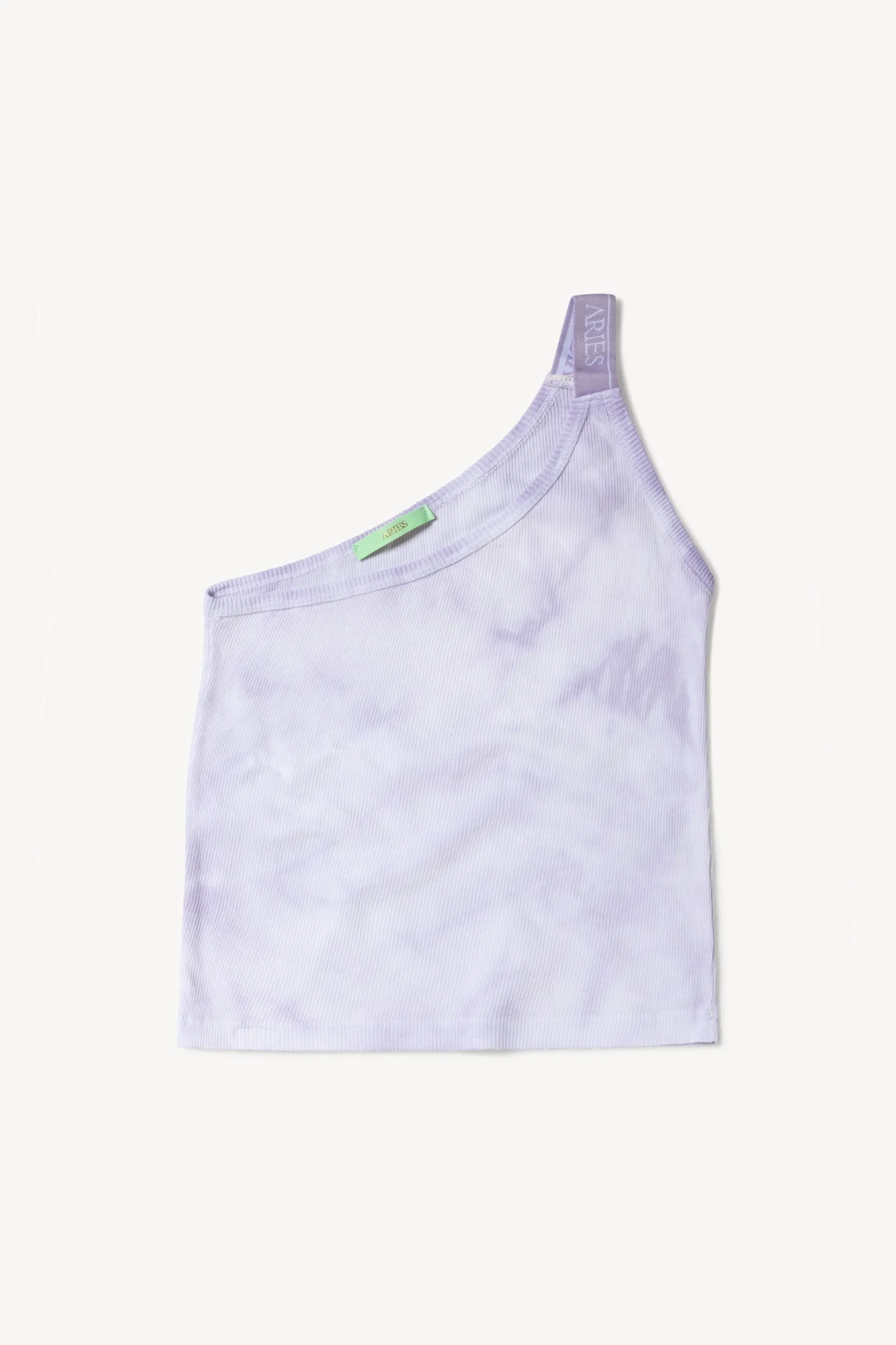 Tie-Dye Rib Asymmetric Vest