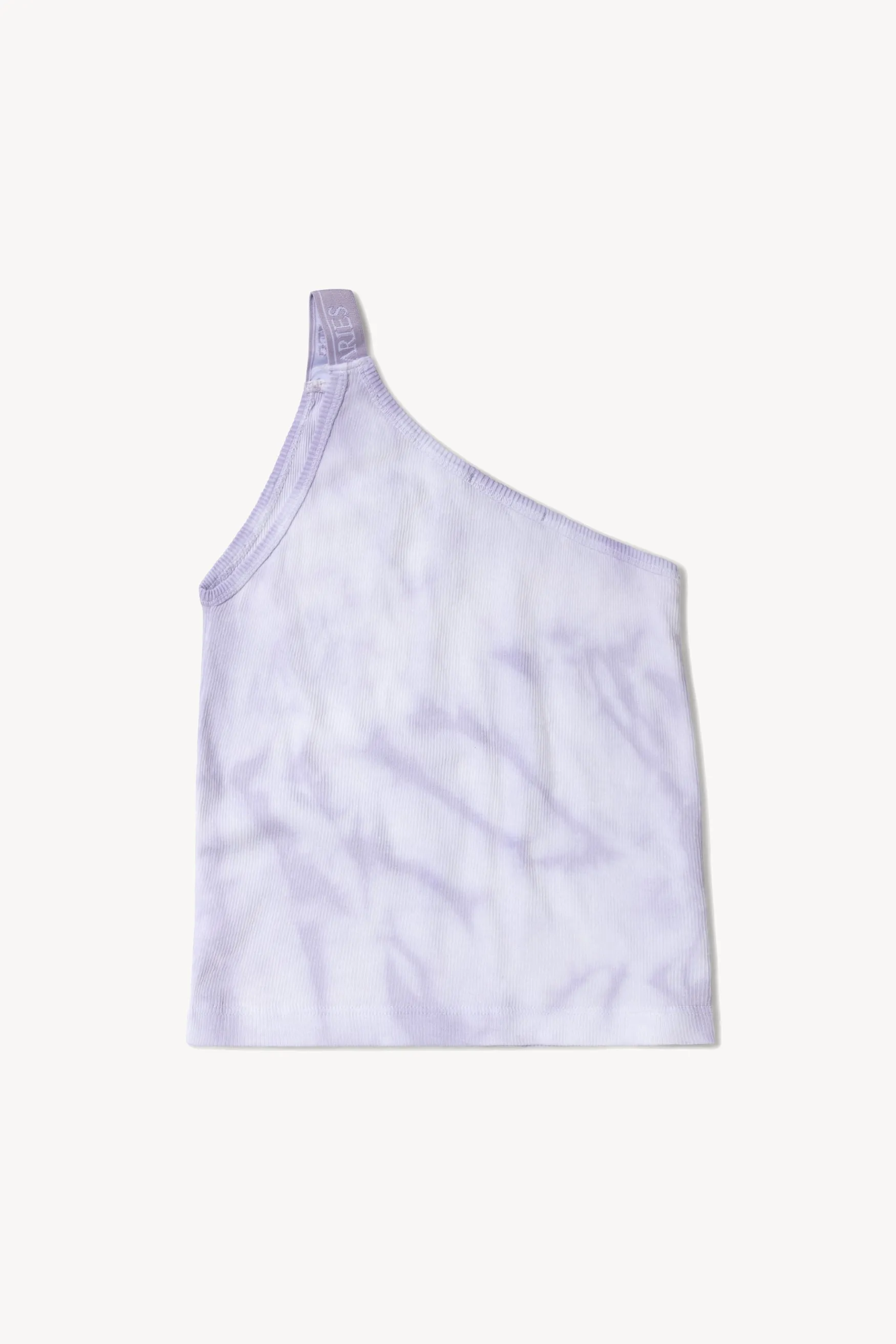 Tie-Dye Rib Asymmetric Vest