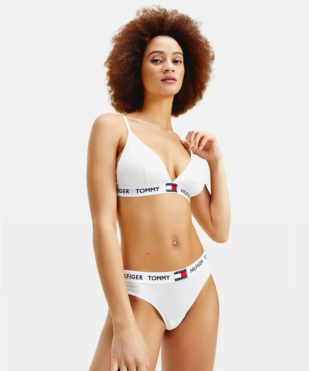 Tommy Jeans Tommy 85 Cotton Thong White