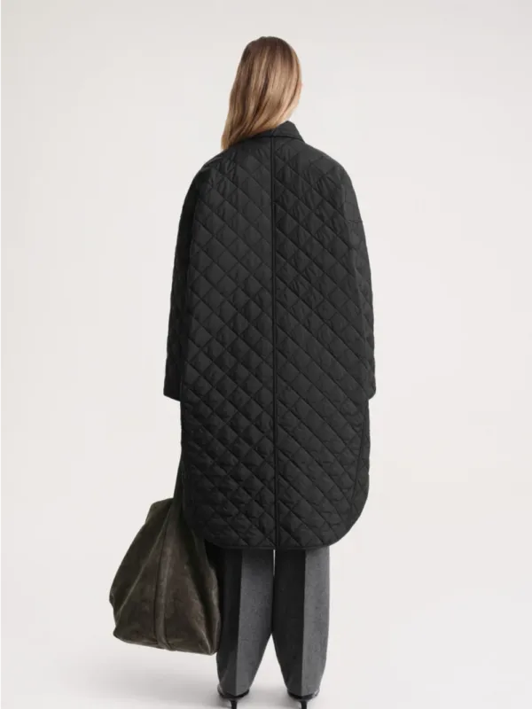 Toteme Quilted Coat | Luxury and style at your fingertips