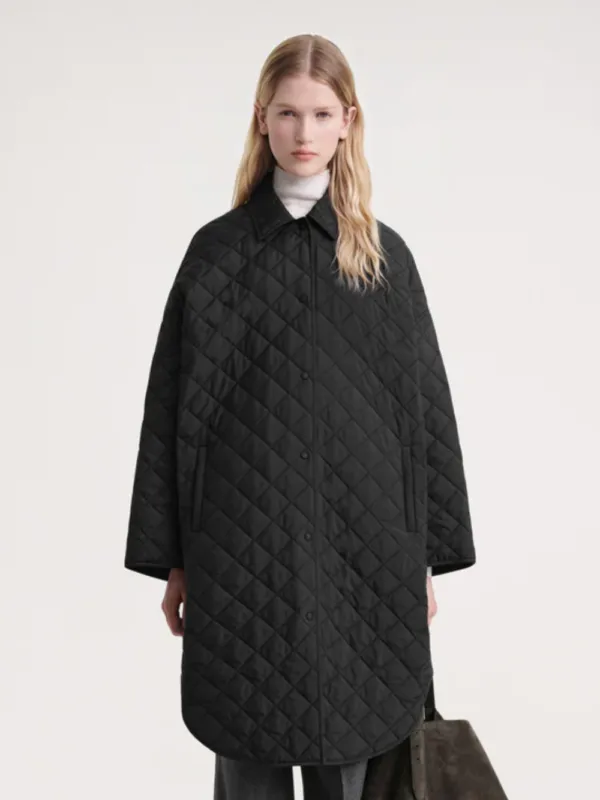 Toteme Quilted Coat | Luxury and style at your fingertips