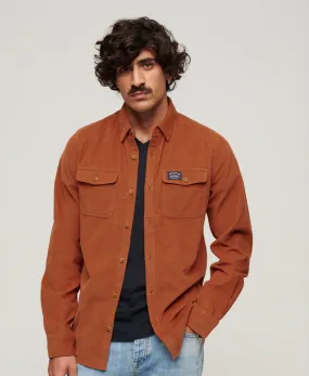 Trailsman Relaxed Fit Corduroy Shirt | Clay Orange