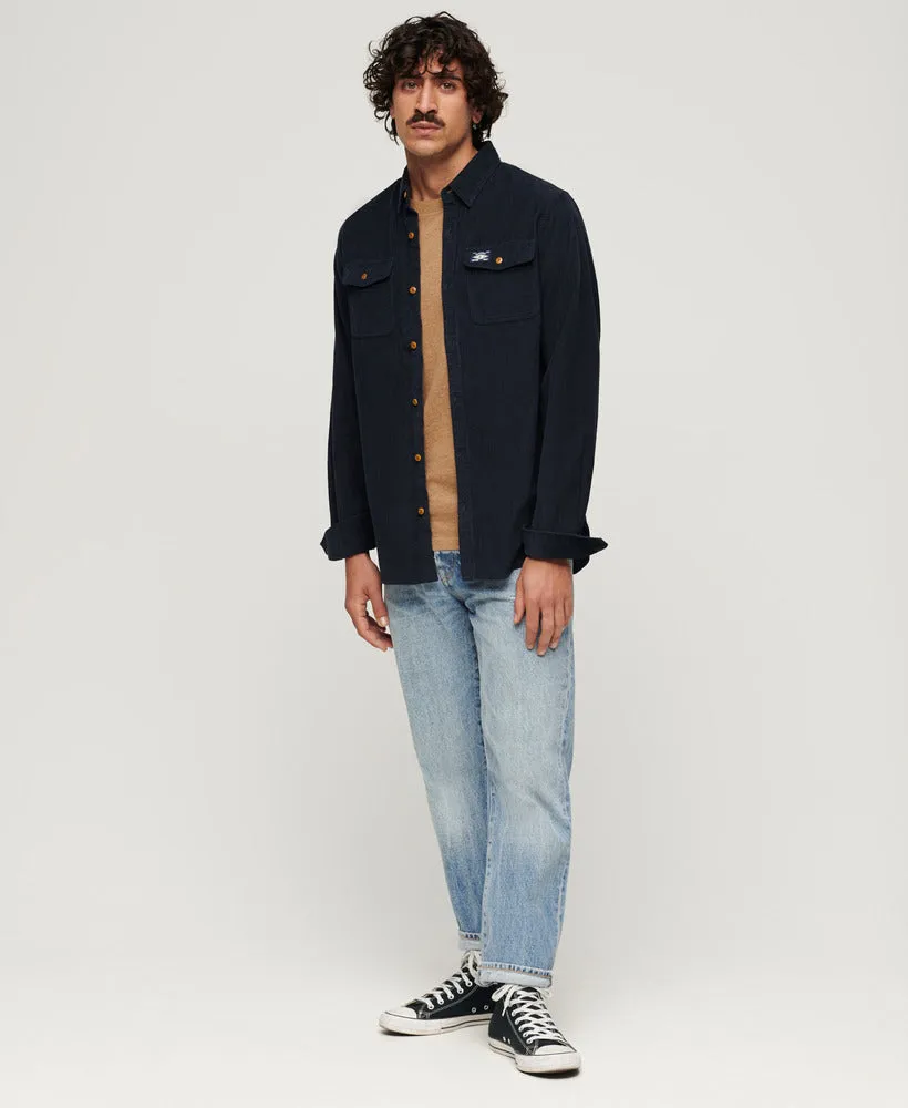 Trailsman Relaxed Fit Corduroy Shirt | Eclipse Navy