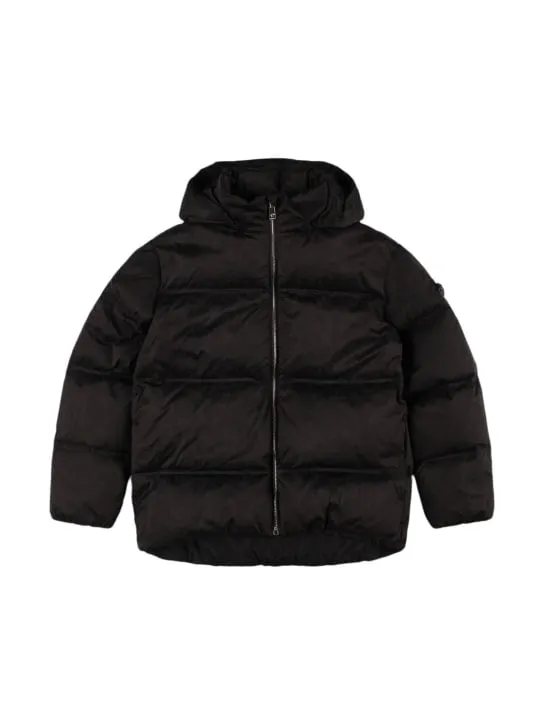 Versace   Hooded poly down jacket 