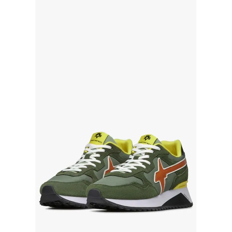 W6YZ YAK-M 2015185 25 Sneaker Uomo Stringate Verde