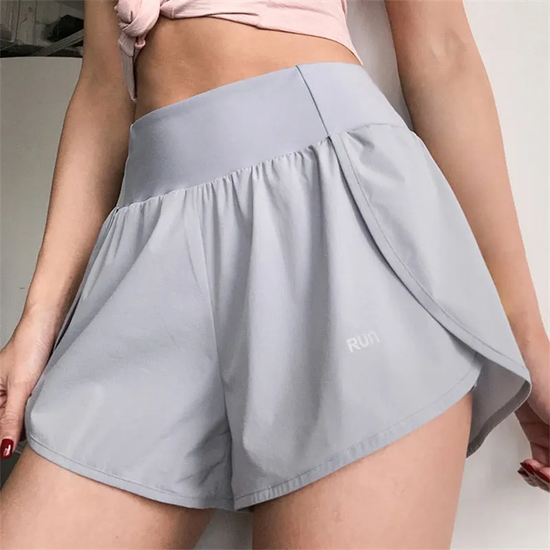 Women's Elastic High Waist Tights Security Gym Fitness Cycling Yoga Shorts