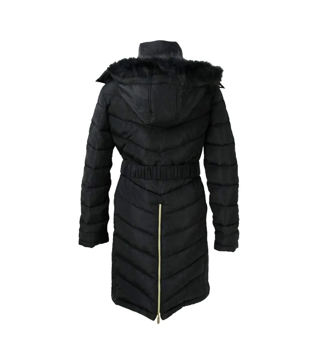 Womens/ladies branxton quilted coat black Coldstream