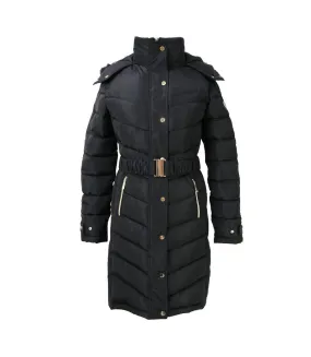 Womens/ladies branxton quilted coat black Coldstream