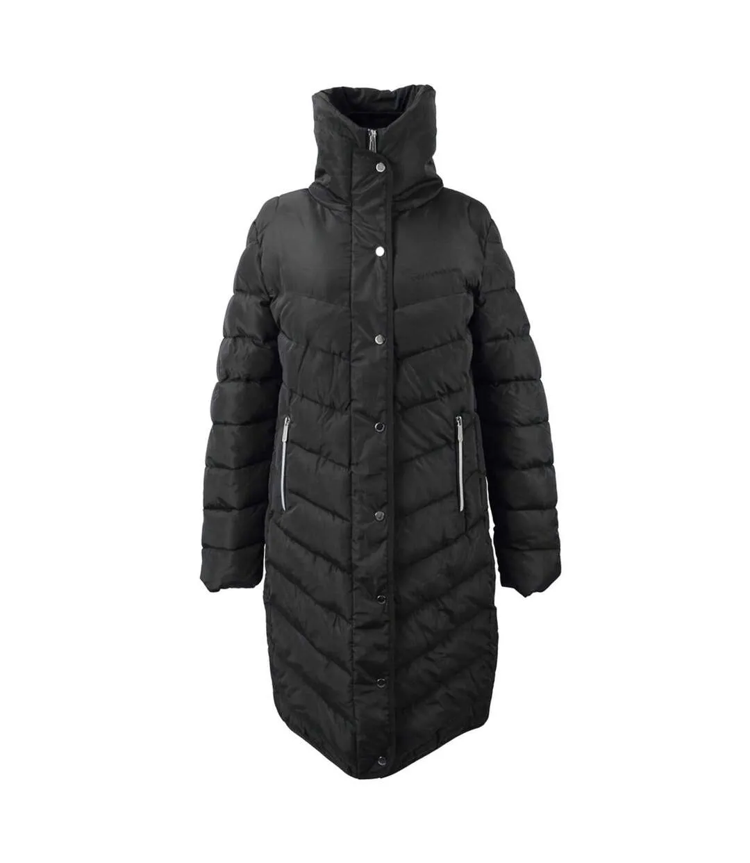 Womens/ladies kimmerston quilted coat charcoal grey Coldstream