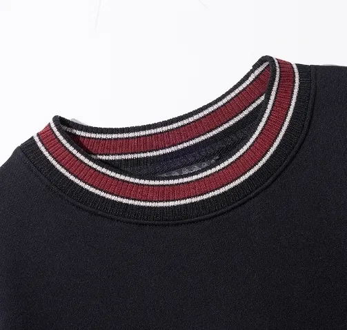 WV PROJECT  |Unisex Studded Street Style U-Neck Long Sleeves Cotton