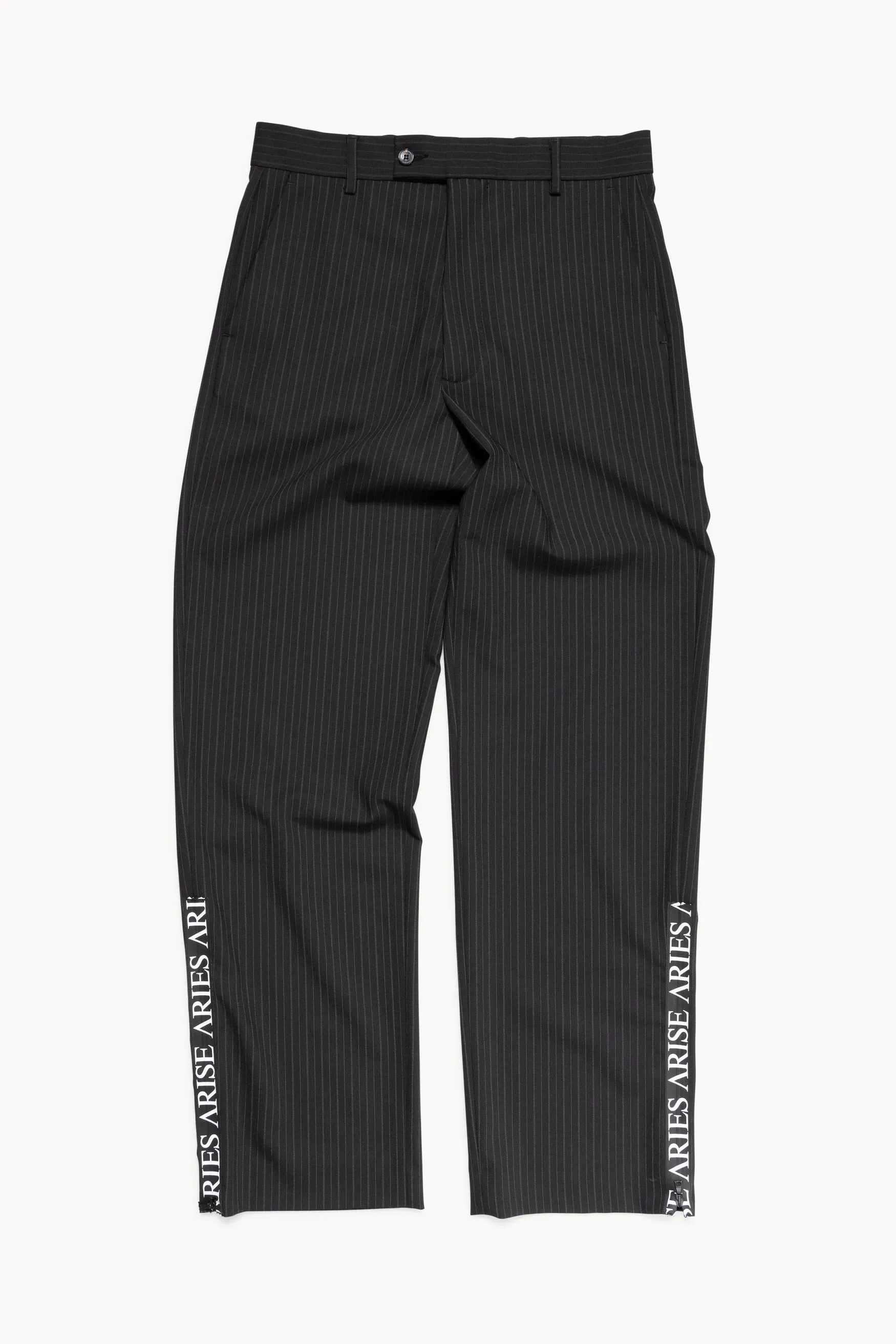 Zip Detail Tailored Trousers