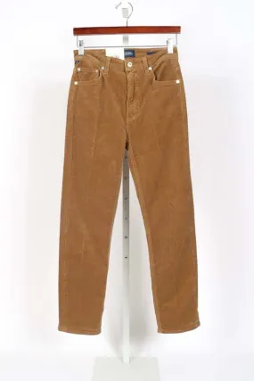 Zurie Ankle Corduroy Pants - Champagne